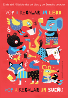 Afiche Cartel Dia Mundial del Libro 2016 ilustradora Mariana Ruiz Johnson