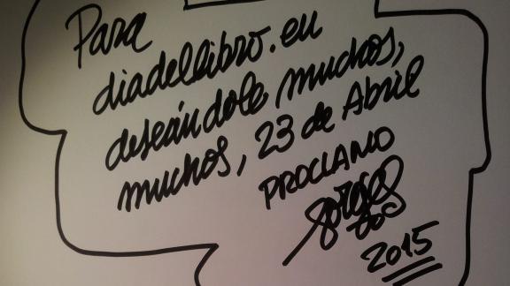 Para diadellibro.eu deseándole muchos muchos, 23 de Abril PROCLAMO Forges 2015