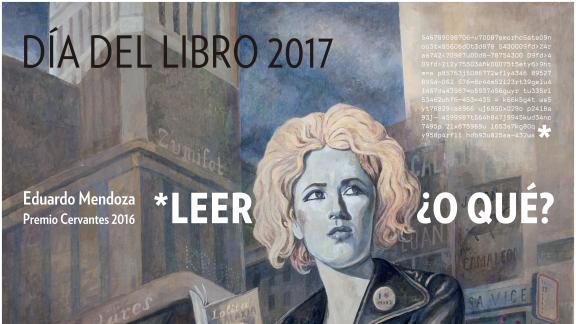 Cartel Día Mundial del Libro y del Derecho de Autor - 2017 - España - Observatorio de la Lectura y el Libro