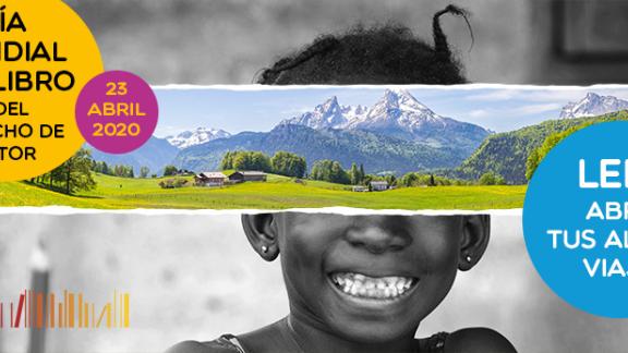 Banner página web - Día Mundial del Libro y del Derecho de Autor 2020 - UNESCO. LEE... abre tus alas y viaja #DíaMundialDelLibro