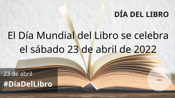 Día del Libro Sábado 23 de abril 2022 DiadelLibro