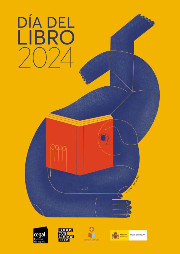 CEGAL Cartel para el Día del Libro 2024 Helena Pallarés