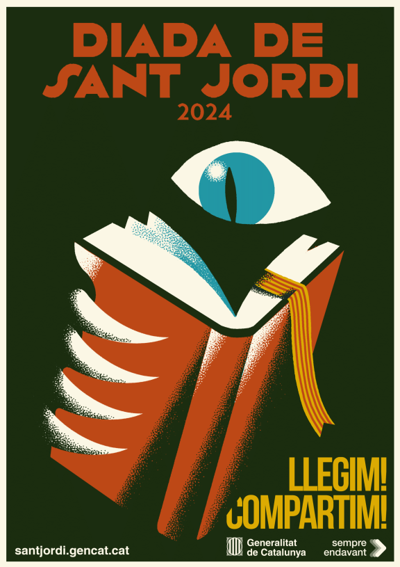 Cartel Sant Jordi 2024 Generalitat de Catalunya