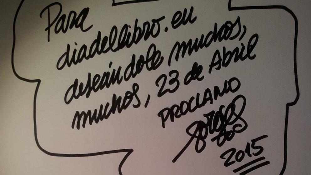 Para diadellibro.eu deseándole muchos muchos, 23 de Abril PROCLAMO Forges 2015