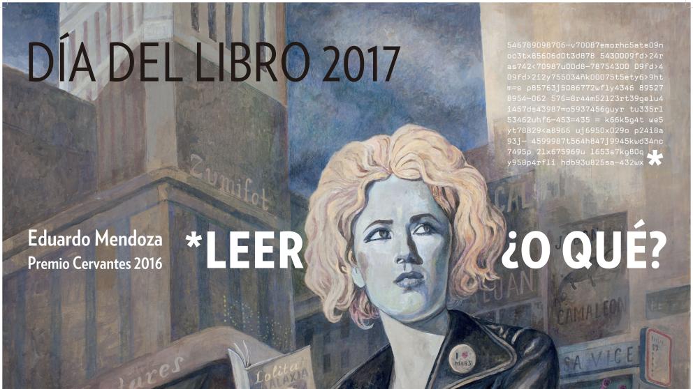 Cartel Día Mundial del Libro y del Derecho de Autor - 2017 - España - Observatorio de la Lectura y el Libro